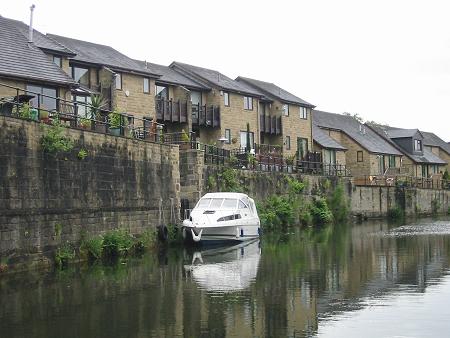 Canal-side homes. pic:David Stockdale